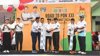 Bank Mandiri memberikan dukungan penuh pada kegiatan Fun Walk Road to PON XXI Aceh-Sumut 2024. (Bank Mandiri)