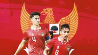 Timnas Indonesia U-20 - Arkhan Fikri dan Muhammad Ferarri (Bola.com/Adreanus Titus)
