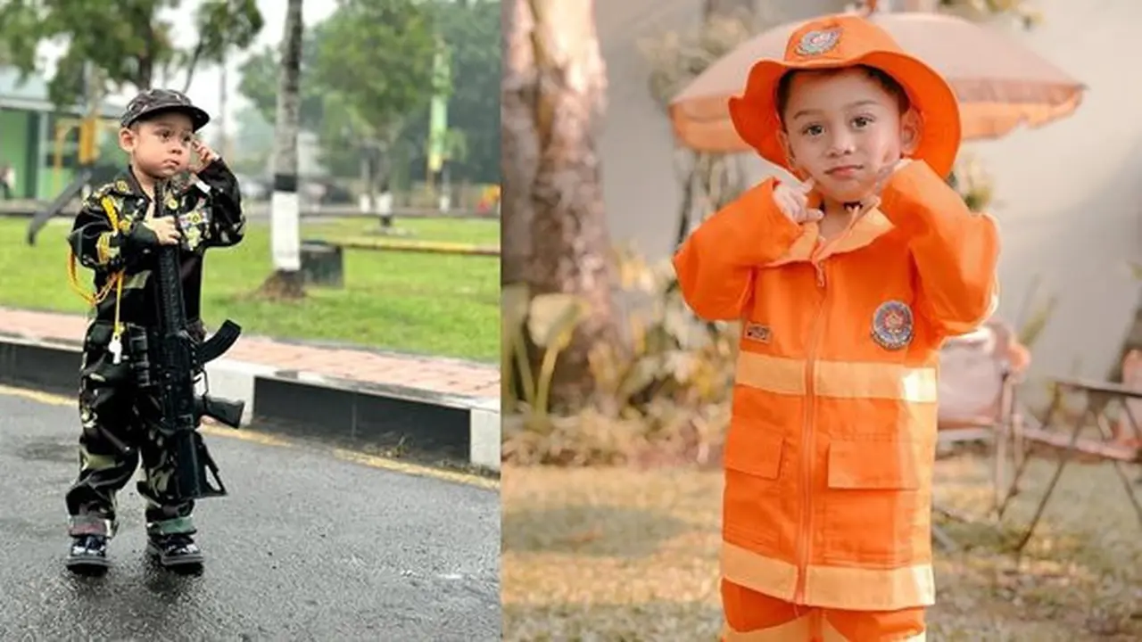 Bikin Gemas, Ini Kumpulan Potret Lucu Abang L Anak Lesti Kejora saat Cosplay dengan Berbagai Tema
