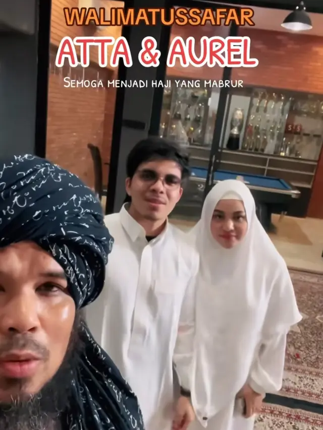 Atta dan Aurel Gelar Pengajian Jelang Haji