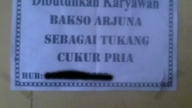lowongan pekerjaan absurd