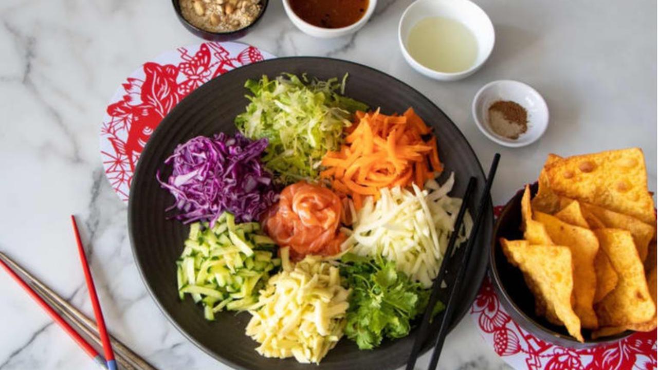 9.&nbsp;Yu Sheng: Salad Keberuntungan
