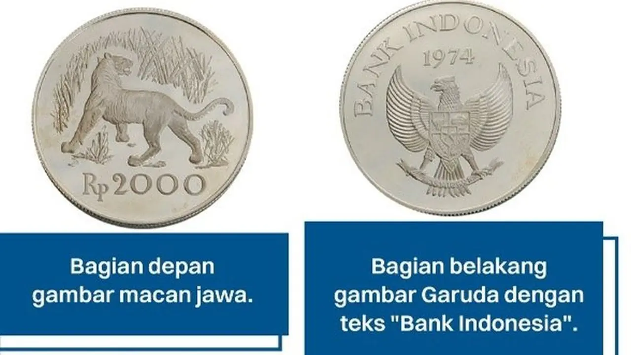 koin Rupiah pecahan Rp 2.000 pernah digunakan oleh wasit  untuk mengundi kesebelasan pada final Piala Dunia 1974. (Foto: Bank Indonesia)