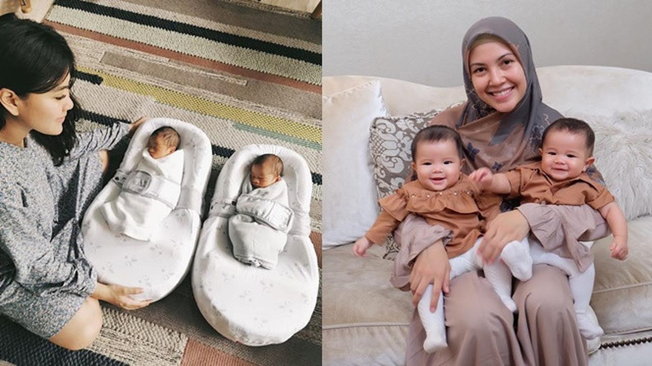 7 Seleb Tanah Air yang Dikaruniai Anak Kembar, Lucu dan Menggemaskan