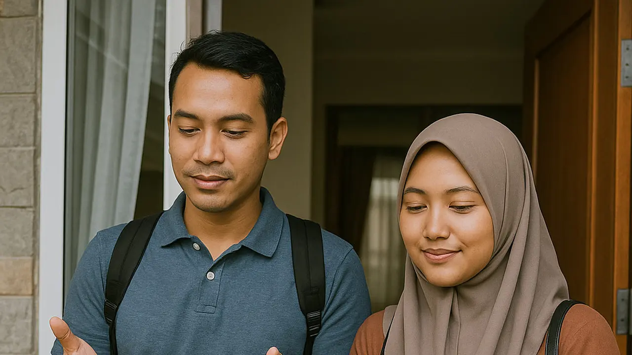 Doa keluar rumah (Foto: ChatGPT)