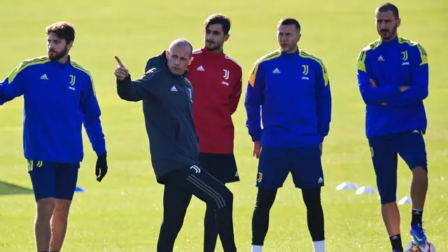 Sesi Latihan Juventus Jelang Kontra Malmo