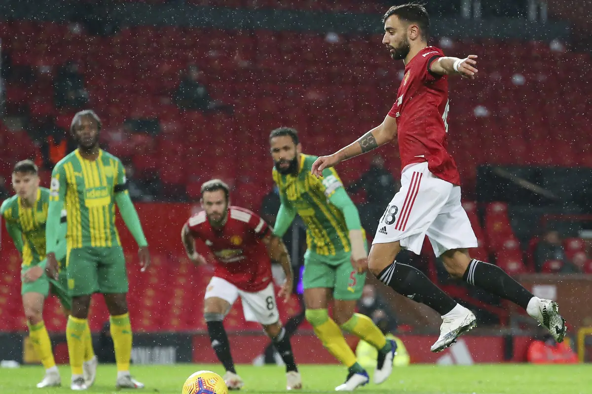 Gelandang Manchester United, Bruno Fernandes.