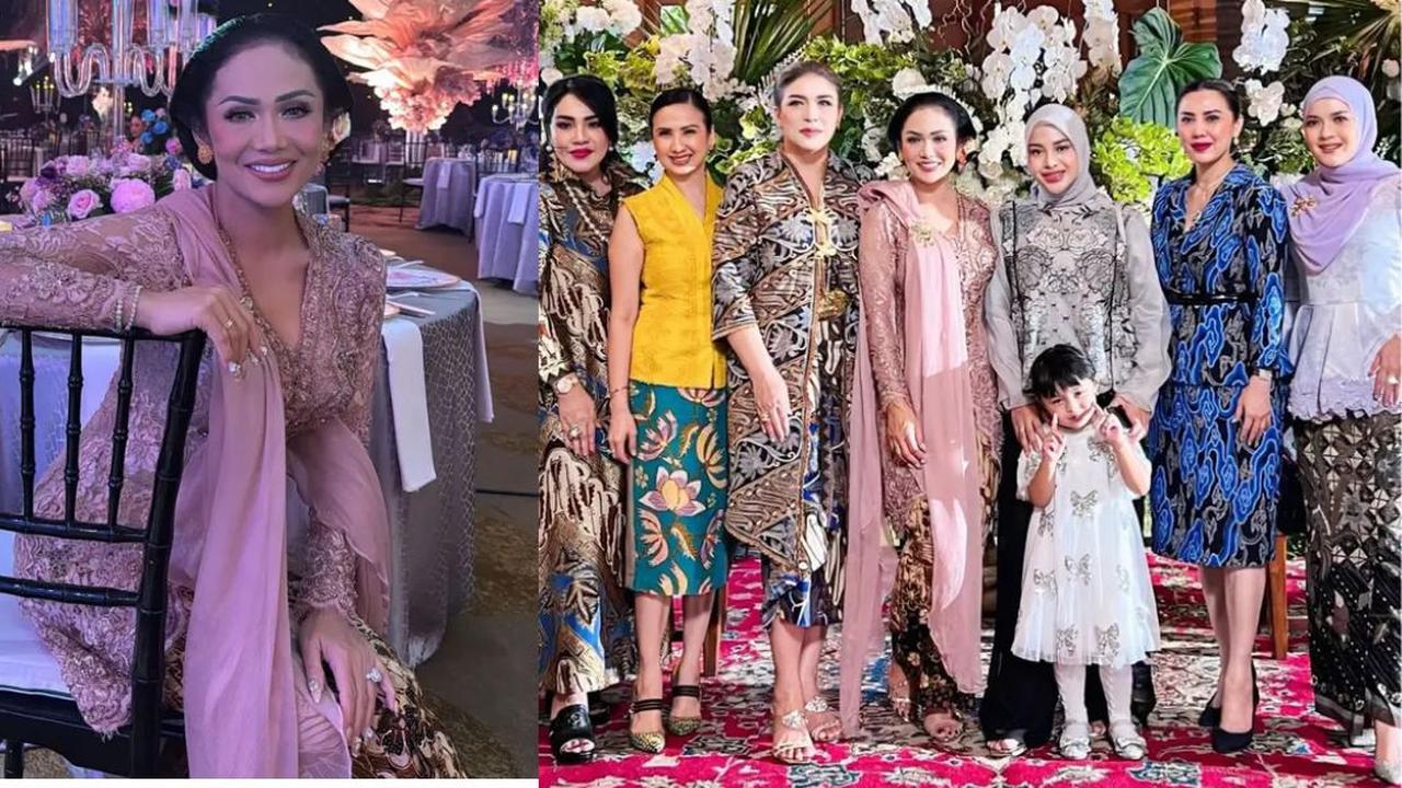 Model Kebaya Pink Keuangan ala Krisdayanti yang Elegan di Usia 50 Tahun, Cantik dan Anggun