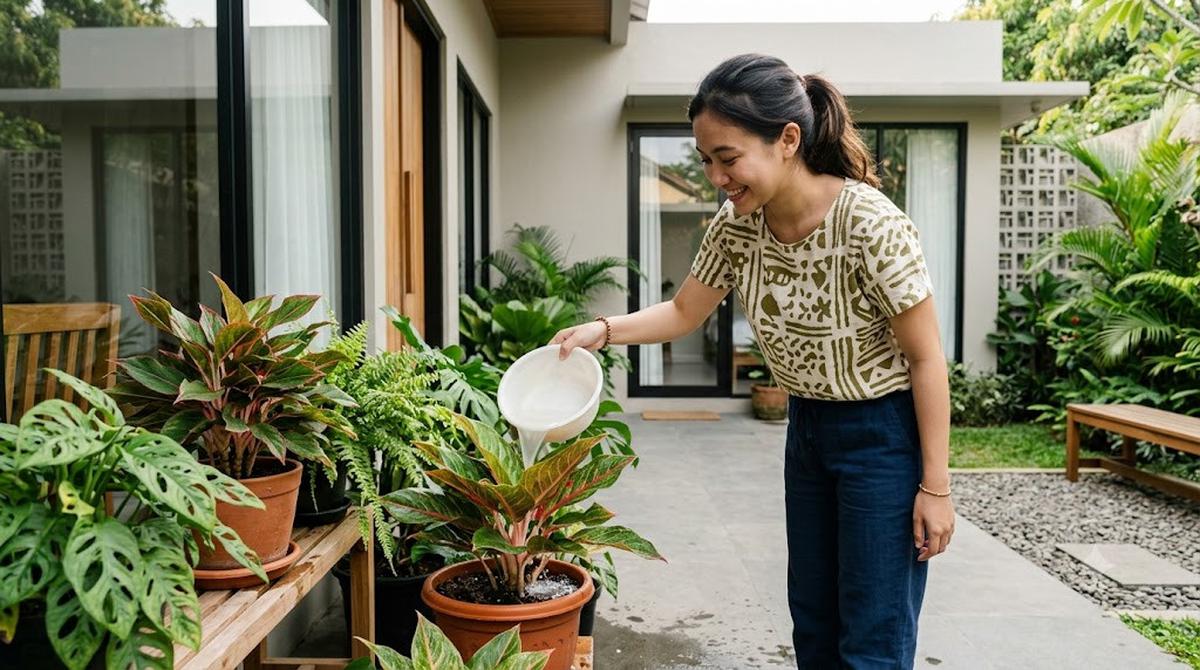 Cara Membuat Aglaonema Lebih Berwarna