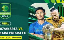 Sedang Berlangsung, ini Link Nonton Live Streaming Final Pegadaian Liga 2 PSIM Vs Bhayangkara FC
