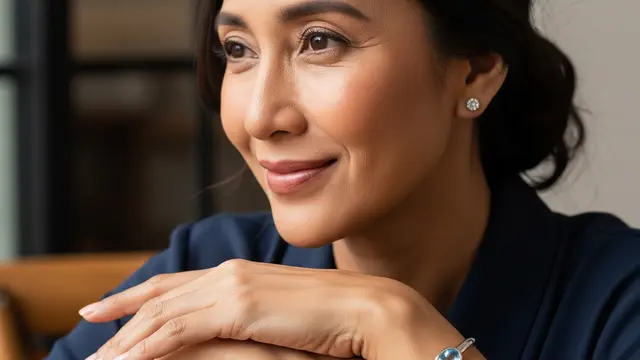 Model Gelang Aksen Permata buat Ibu 50 Tahun (AI)