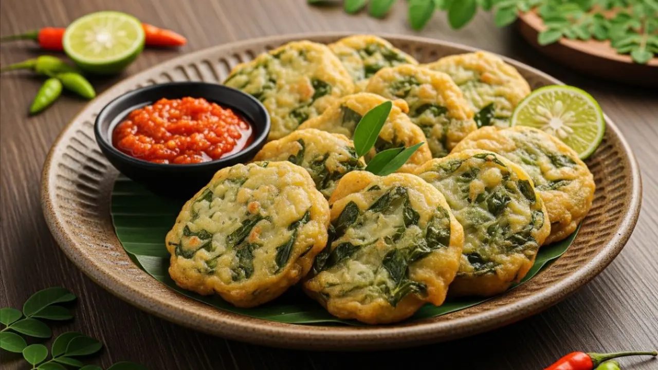 Perkedel Tahu Daun Kelor