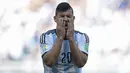 9. Sergio Aguero - Berusia 15 tahun dirinya menjadi pemain termuda di Liga Argentina, hal itu membuat supporter mulai menyamakannya dengan Maradona. Sama seperti Tevez, menjadi bintang namun belum sejajar dengan Maradona. (AFP/Juan Mabromata)