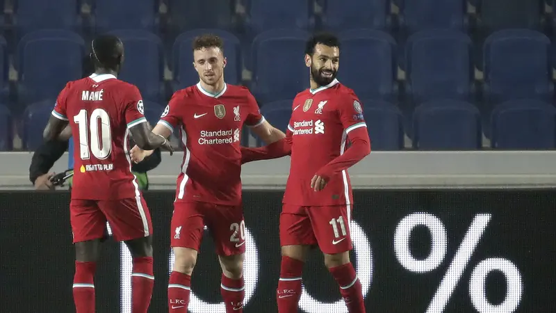 Liga Champions: Liverpool Cukur Atalanta, Diogo Jota Hat-trick