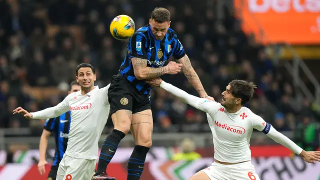 Foto: Sukses Tuntaskan Dendam, Inter Milan Bungkam Fiorentina di Liga Italia