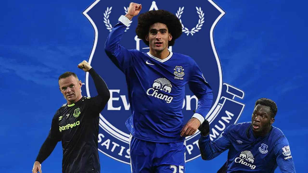 Everton - Wayne Rooney, Marouane Fellaini, Romelu Lukaku