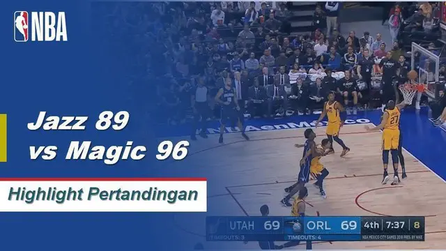Evan Fournier mencetak 24 poin dan Terrence Ross menambahkan 19 poin dari bangku cadangan, Magic menyapu Seri Permainan Kota Meksiko dengan mengalahkan Jazz