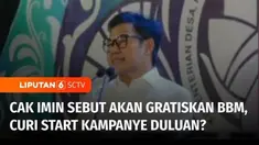 Bakal capres PDIP Ganjar Pranowo disorot karena tampil di video azan di televisi. Ada juga bakal cawapres koalisi perubahan, Cak Imin menggratiskan BBM, kalau menang pilpres. Kalau sudah begini, ada dugaan apakah kontestan pilpres curi start kampanye...