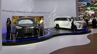 Mobil Listrik Hybrid All New Lexus LM di GIIAS 2023. (Liputan6.com/Raden Trimutia Hatta)