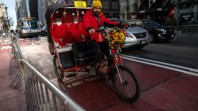Teror Pengendara Becak Wisata di New York, Makin Agresif dan Tak Segan Lecehkan Penumpang Perempuan