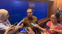 Teuku Faizasyah dalam press briefing di Kementerian Luar Negeri. (Source: Liputan6.com/ Benedikta Miranti T.V)