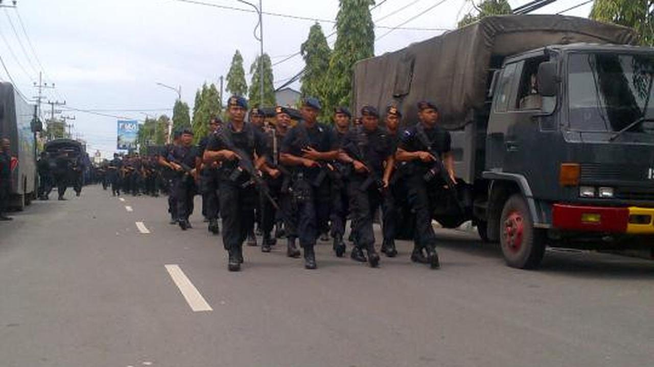 Walau sepi, Pilkada Bangkalan tetap dijaga polisi