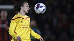Liverpool berniat melepas pemain Serbia, Lazar Markovic dengan tawaran sekitar 7 juta pound. (AFP/Adrian Dennis)