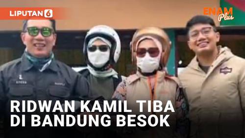 VIDEO: Besok, Ridwan Kamil Tiba di Bandung dari Swiss