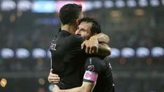 Lionel Messi menunjukkan sikap luar biasa sebagai bintang sepak bola saat laga antara Inter Miami melawan New York City FC di Citi Field, New York, Rabu (24/09/2025) waktu setempat. (AFP/Getty Images/Dustin Satloff)