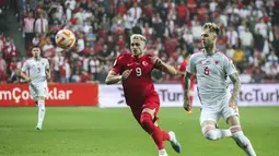 Turki menang atas Wales dengan skor 2-0. (Murat Akbas/Dia Images via AP)