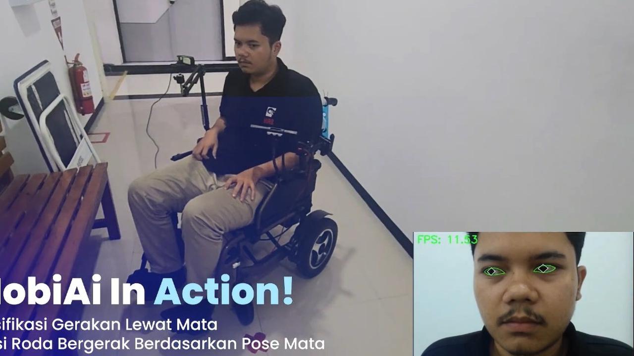 Menilik Kecanggihan Kursi Roda yang Bisa Digerakkan dengan Mata, Hasil Inovasi Mahasiswa ITS untuk Manjakan Difabel