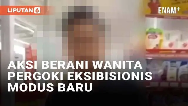 VIDEO: Viral Karyawati Minimarket Pergoki Pria Eksibisionis, Modus Lupa Tutup Resleting