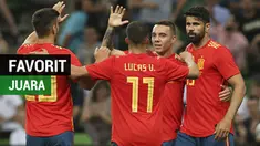 Berikut adalah negara-negara paling favorit juara Piala Dunia 2018 versi Sam Tighe dari Bleacher Report. Siapa nomor satu yang paling favorit?