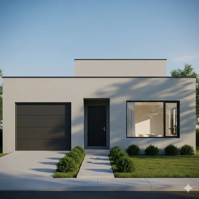 Rumah Sederhana 5x12 Meter 2 Kamar dengan Garasi