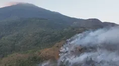 Medan Terjal Hambat Pemadaman Api di Ciremai
