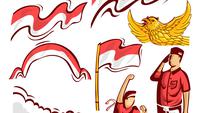 Ilustrasi Hari Kemerdekaan Indonesia. (Image by YusufSangdes on Freepik)