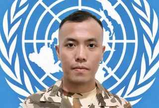 Praka Rico Pramudia, prajurit Indonesia dalam misi perdamaian UNIFIL, yang gugur setelah mengalami luka berat akibat ledakan artileri dari tank Israel di dekat kota Adchit Al Qusayr pada 29 Maret 2026. (Dok. UNIFIL)