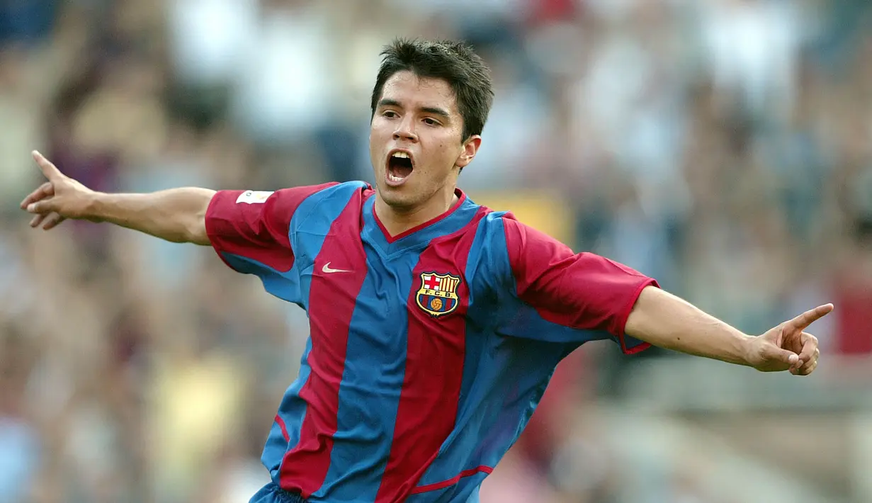 Javier Saviola - Sebelum Lionel Messi, Barcelona punya Javier Saviola yang merupakan pemain Superstar asal Argentina. Bergabung dengan Barcelona pada 2001-2004 dan 2006-2007, Saviola mencatatkan 70 gol dari 168 penampilannya. (AFP/Lluis Gene)