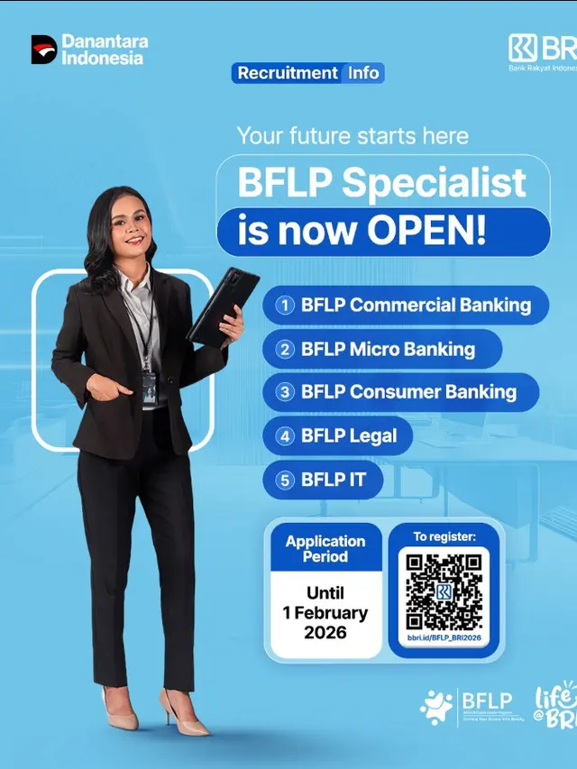BRI Kembali Buka BFLP Specialist 2026 untuk Cetak Pemimpin Masa Depan, Jangan Lewatkan Pendaftarannya