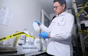 BPOM Bongkar Sarana Produksi Kosmetik Ilegal di Mojokerto