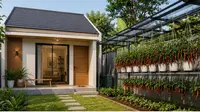 8 Desain Rumah Kecil dengan Kebun Cabai Gantung di Belakang, Solusi Asri dan Hemat Tempat