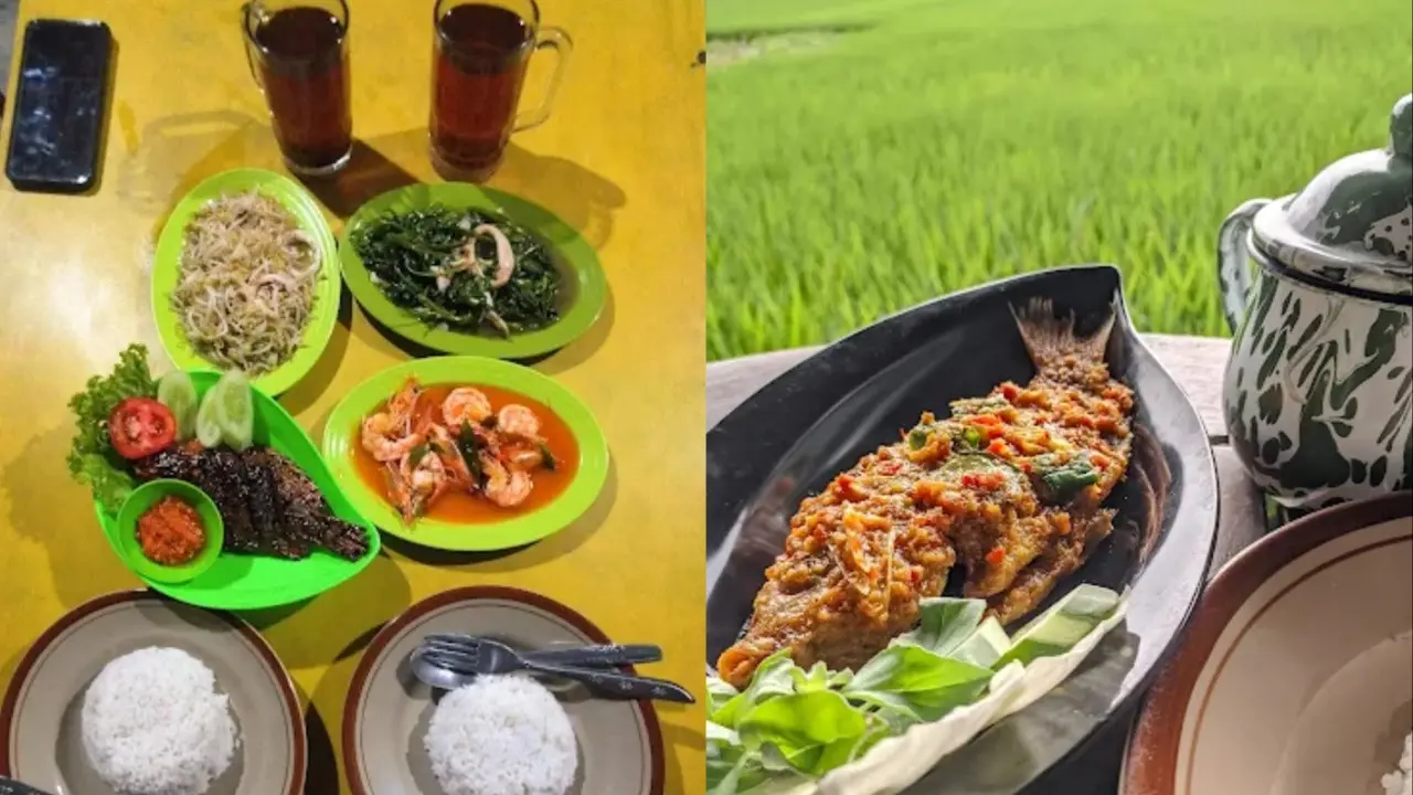 Rekomendasi Tempat Makan Enak di Cebongan Yogyakarta/ Gmaps Yolanda Agnes Putri dan Gubuk Makan Iwak Kalen