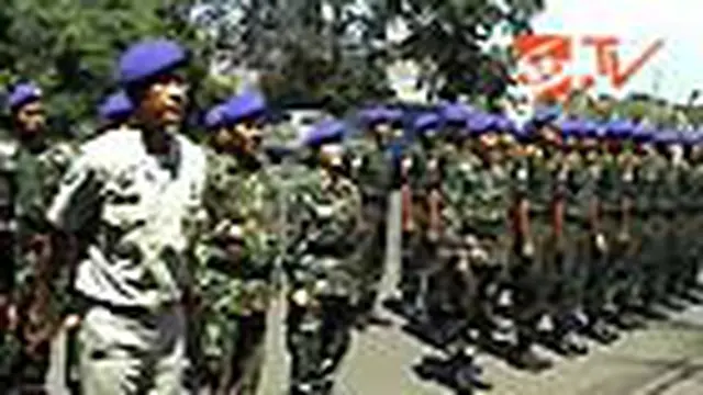 Korps Mahawarman Siap Berangkat ke Malaysia