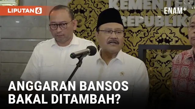 Mensos Pastikan Anggaran Bansos Tidak Dipotong