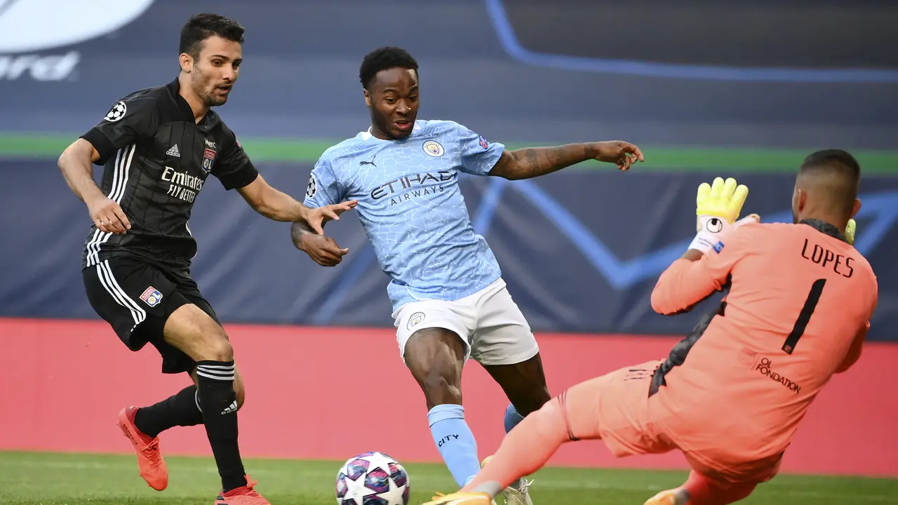 FOTO: Lyon Singkirkan Manchester City di Perempat Final Liga Champions