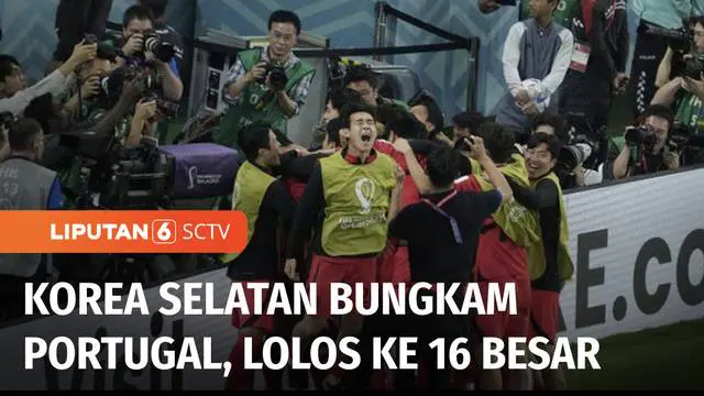 VIDEO: Korea Selatan Tekuk Portugal 2-1, Taeguk Warriors Rebut Tiket Lolos Babak 16 Besar