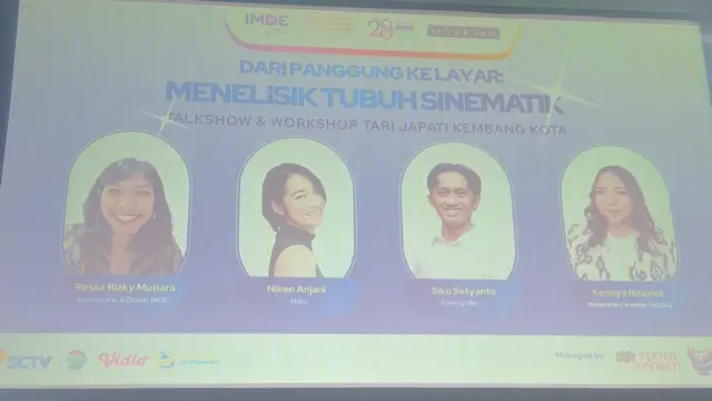 Kolaborasi IMDE-DKJ, Workshop “Dari Panggung ke Layar: Menelisik Tubuh Sinematik”