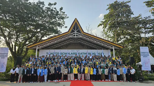 Tanoto Scholars Gathering 2024 di APRIL Learning Institute, Riau, Minggu (28/7/2024) (Liputan6.com/Jonathan Pandapotan Purba)