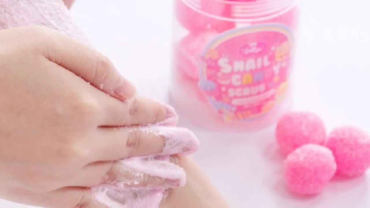 Slime Siput dan Gula untuk tubuh membuat kulit cerah dan bebas jerawat punggung/dok. Jells