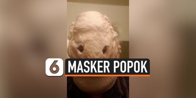 VIDEO: Aksi Pria Gunakan Popok untuk Dijadikan Masker